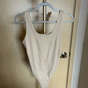 a new day Women's Beige Bodysuit